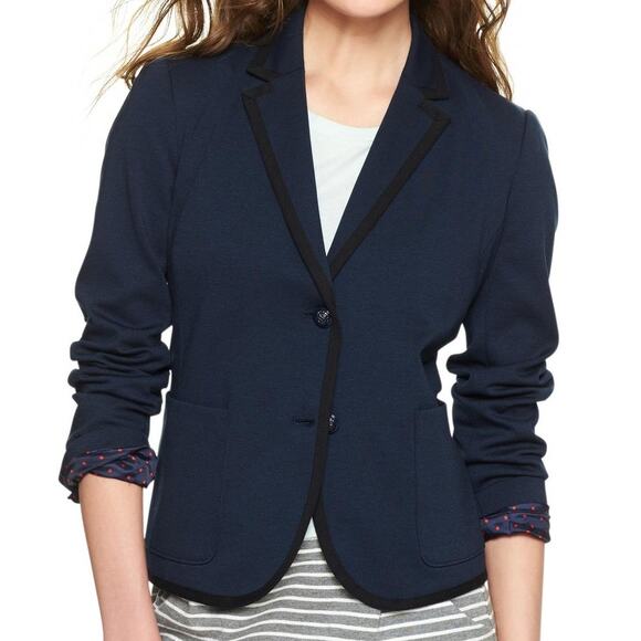 GAP The Academy Ponte Blazer Navy Uniform Size 2 - Picture 2 of 8